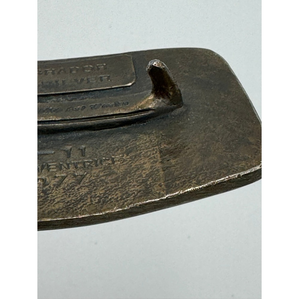 Vintage 1977 Wyoming Studio Art Works Labrador Retriever Belt Buckle RJ Ventrice - Picture 11 of 15